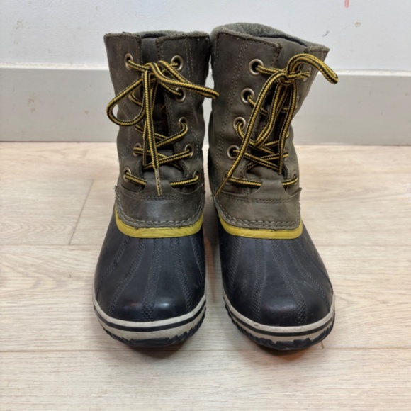 Sorel Slimpack II Lace Up Duck Boot 8 Fisherman Gorpcore Waterproof Snow Rain - Picture 2 of 10